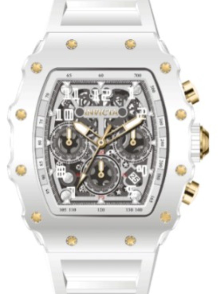 Invicta Racing White Hot - Nitro Gen 43mm (69700) - Brand New In Box